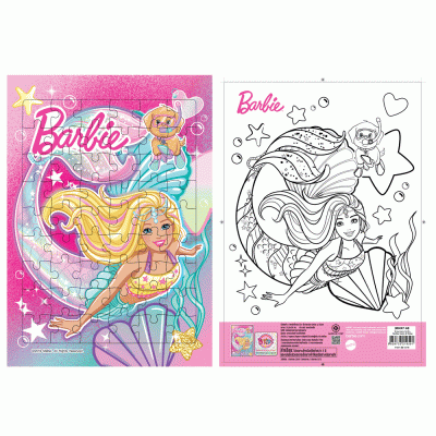 จิ๊กซอว์ Barbie 54 ชิ้น Swim & Shine
